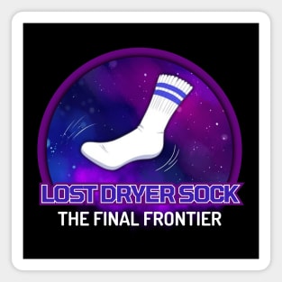 Lost Dryer Sock — The Final Frontier Magnet